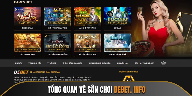 Tổng quan về sân chơi đẳng cấp Debet. info
